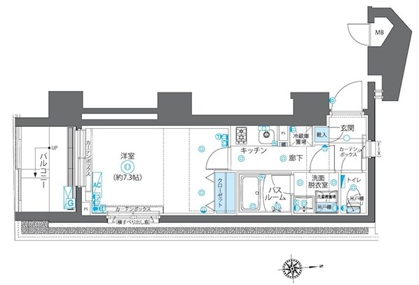 ZOOM新宿下落合の物件間取画像